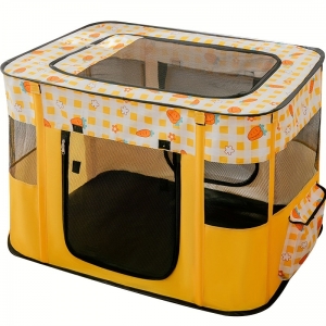 Foldable Cat Cage, Pet Birthing Room, Spacious Portable Breathable